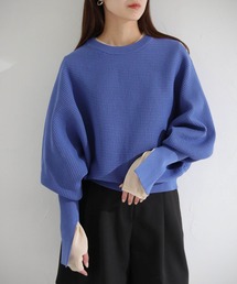 【cheriella】WEB限定スウェットライクドルマンニット