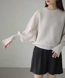 【cheriella】WEB限定スウェットライクドルマンニット