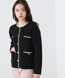 JILL by JILL STUART | ◇バイカラーツイードカーデ(カーディガン/ボレロ)