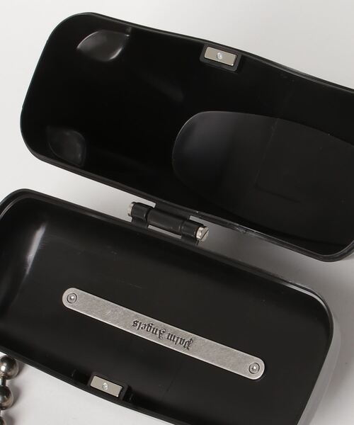 Palm Angels（パームエンジェルス）の「【PALM ANGELS】MINI PADLOCK BAG（ショルダーバッグ・レディース・ブラック×ブラック・ONE SIZE）」の6枚目の写真