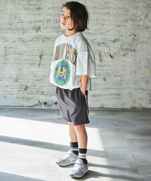 PAIRMANON STREET(ペアマノンストリート)の「【PAIRMANON STREET】【サラッとスウェット】デザインショートパンツ(その他パンツ・キッズ・ブラック/イエロー/ブルー/グリーン/モカ/レオパード/ブラック系その他3/ブラック系その他7/ブルー系その他5・90/100/110/120/130/140/150)」の21枚目の写真