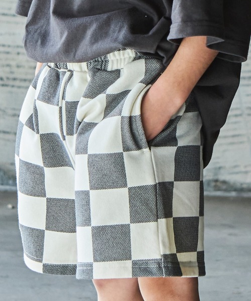 PAIRMANON STREET(ペアマノンストリート)の「【PAIRMANON STREET】【サラッとスウェット】デザインショートパンツ(その他パンツ・キッズ・ブラック/イエロー/ブルー/グリーン/モカ/レオパード/ブラック系その他3/ブラック系その他7/ブルー系その他5・90/100/110/120/130/140/150)」の19枚目の写真