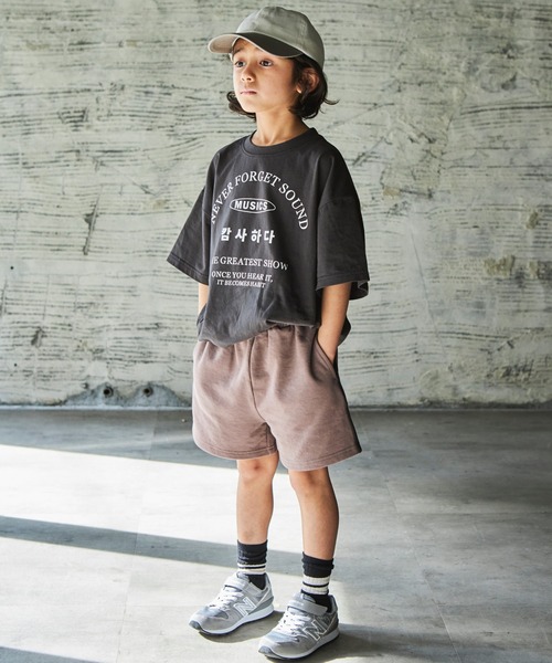 PAIRMANON STREET(ペアマノンストリート)の「【PAIRMANON STREET】【サラッとスウェット】デザインショートパンツ(その他パンツ・キッズ・ブラック/イエロー/ブルー/グリーン/モカ/レオパード/ブラック系その他3/ブラック系その他7/ブルー系その他5・90/100/110/120/130/140/150)」の14枚目の写真