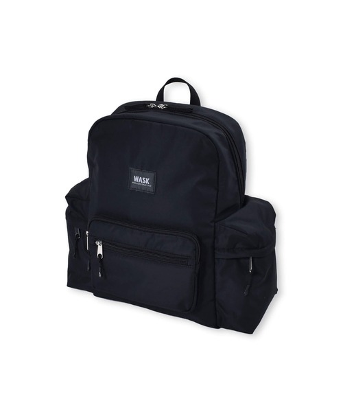 WASK（ワスク）の「WASK/WASKネーム付きナイロンリュック（バックパック/リュック・キッズ・ブラック/ブルー・LARGE/MEDIUM）」の16枚目の写真