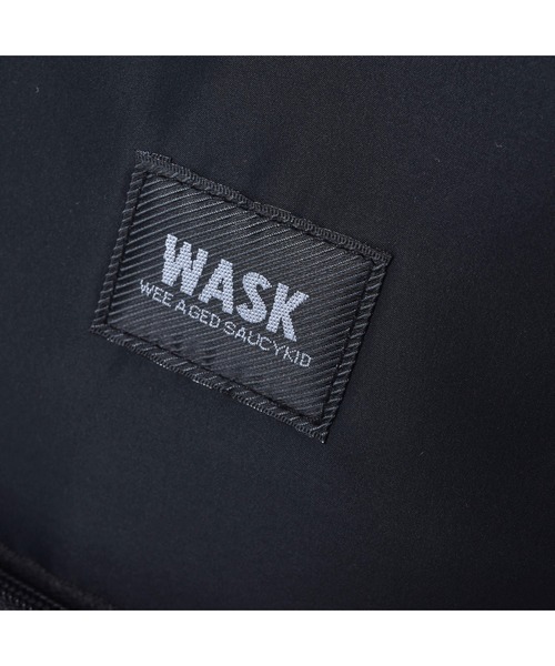 WASK（ワスク）の「WASK/WASKネーム付きナイロンリュック（バックパック/リュック・キッズ・ブラック/ブルー・LARGE/MEDIUM）」の8枚目の写真