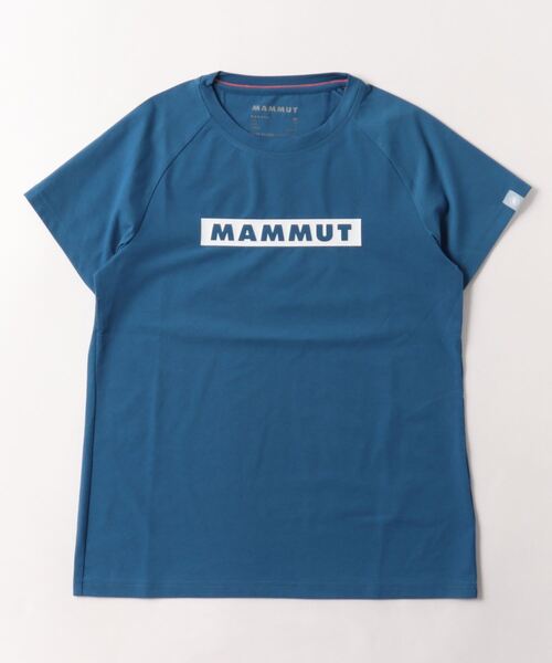 Mammut(マムート)の「QD ロゴ プリント Tシャツ AF ウィメン / QD Logo Print T-Shirt AF Women / 速乾(Tシャツ/カットソー・レディース・サーモンピンク/ブルー・SMALL/MEDIUM/LARGE)」の5枚目の写真