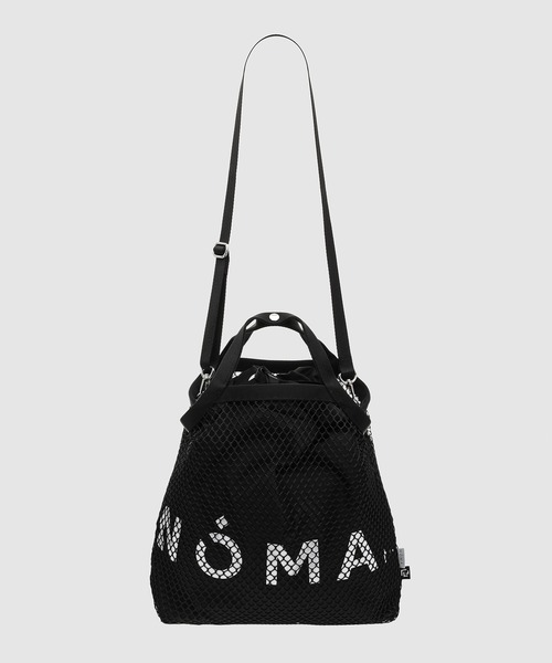 NOMA t.d.(ノーマティーディー)の「Summer Mesh Bag - Small(ショルダーバッグ・メンズ・ブラック/イエロー・ONE SIZE)」の2枚目の写真