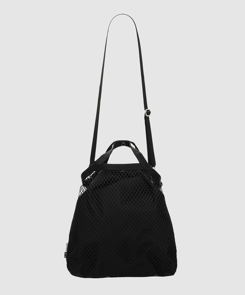 NOMA t.d.(ノーマティーディー)の「Summer Mesh Bag - Small(ショルダーバッグ・メンズ・ブラック/イエロー・ONE SIZE)」の3枚目の写真