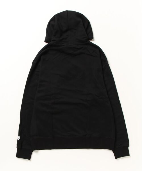 ddp(ディーディーピー)の「【 ddp / ディーディーピー 】 オーバーロゴスウェットパーカー OVAL LOGO SWEAT PARKAA 5306-113AA01 MNF(パーカー・メンズ・グレー/ブラック/イエロー・MEDIUM/LARGE)」の4枚目の写真