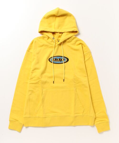 ddp(ディーディーピー)の「【 ddp / ディーディーピー 】 オーバーロゴスウェットパーカー OVAL LOGO SWEAT PARKAA 5306-113AA01 MNF(パーカー・メンズ・グレー/ブラック/イエロー・MEDIUM/LARGE)」の12枚目の写真