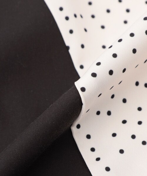 LOVELESS(ラブレス)の「ブラックブロッキングシャツドレス(シャツワンピース・レディース・ブラック・34/36)」の10枚目の写真