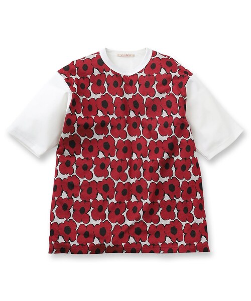 40ｃｔ＆525（フォーティーカラッツアンドゴーニーゴ）の「◆【Sサイズ~】デイジージャカード ジャージ（Tシャツ/カットソー・メンズ・ホワイト系4・03/04/01/02）」の4枚目の写真