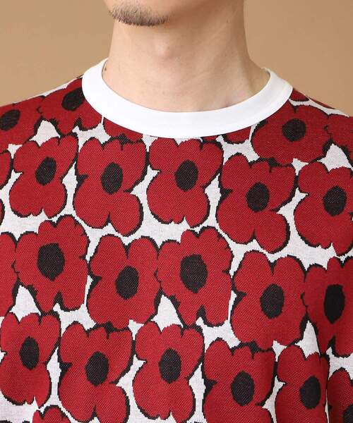 40ｃｔ＆525（フォーティーカラッツアンドゴーニーゴ）の「◆【Sサイズ~】デイジージャカード ジャージ（Tシャツ/カットソー・メンズ・ホワイト系4・03/04/01/02）」の8枚目の写真