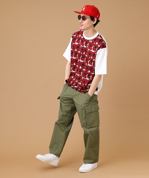 40ｃｔ＆525（フォーティーカラッツアンドゴーニーゴ）の「◆【Sサイズ~】デイジージャカード ジャージ（Tシャツ/カットソー・メンズ・ホワイト系4・03/04/01/02）」の13枚目の写真