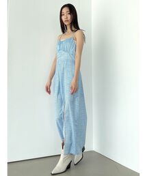 EMODA | ロングラインスリットキャミソールワンピース(ワンピース)