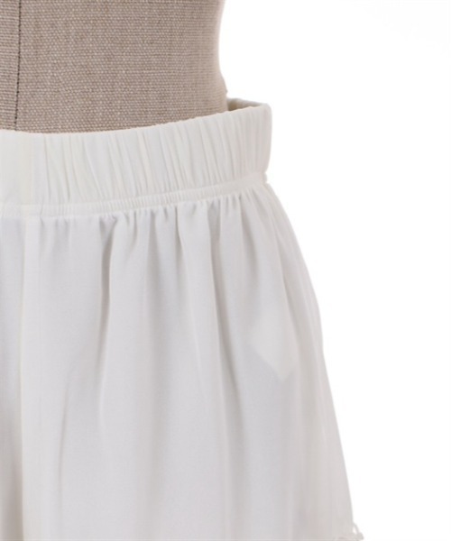 axes femme POETIQUE（アクシーズファムポエティック）の「レースフリルミニペチパンツ（その他アンダーウェア/インナー・レディース・ブルーグレー/キナリ/ブラック・MEDIUM）」の8枚目の写真