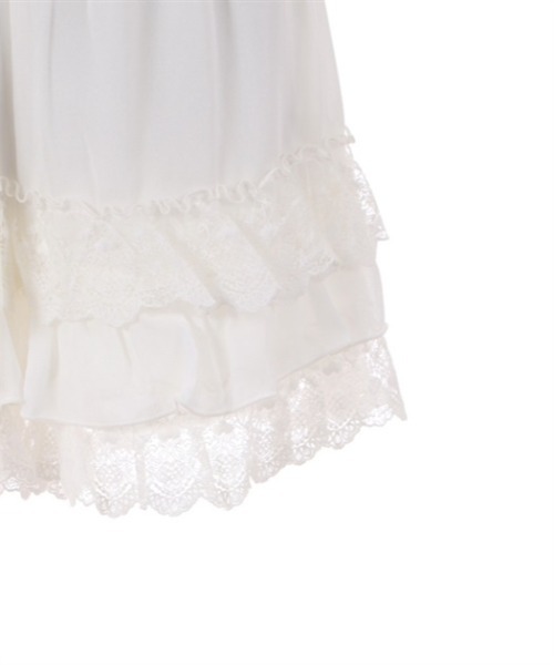 axes femme POETIQUE（アクシーズファムポエティック）の「レースフリルミニペチパンツ（その他アンダーウェア/インナー・レディース・ブルーグレー/キナリ/ブラック・MEDIUM）」の9枚目の写真