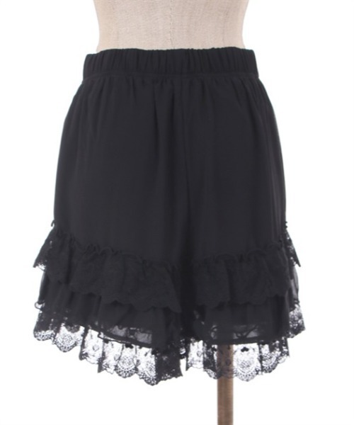 axes femme POETIQUE（アクシーズファムポエティック）の「レースフリルミニペチパンツ（その他アンダーウェア/インナー・レディース・ブルーグレー/キナリ/ブラック・MEDIUM）」の14枚目の写真