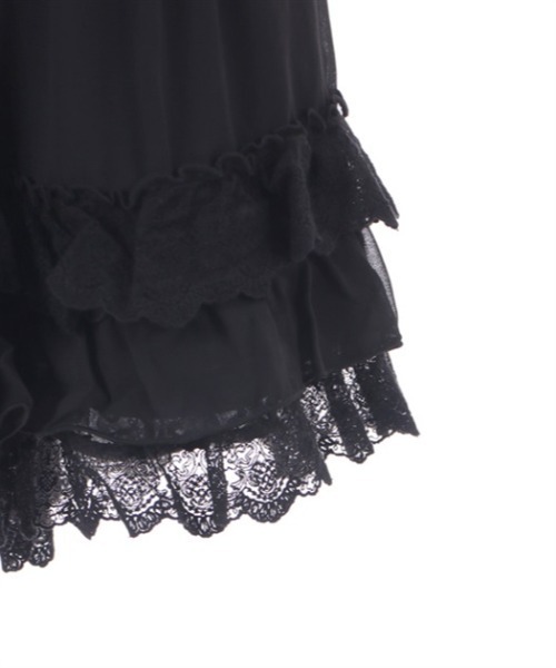 axes femme POETIQUE（アクシーズファムポエティック）の「レースフリルミニペチパンツ（その他アンダーウェア/インナー・レディース・ブルーグレー/キナリ/ブラック・MEDIUM）」の16枚目の写真