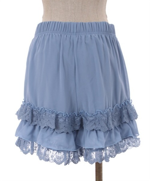 axes femme POETIQUE（アクシーズファムポエティック）の「レースフリルミニペチパンツ（その他アンダーウェア/インナー・レディース・ブルーグレー/キナリ/ブラック・MEDIUM）」の22枚目の写真