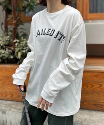 mi via loca | 手書きロゴプリントロングスリーブTシャツ(Tシャツ/カットソー)