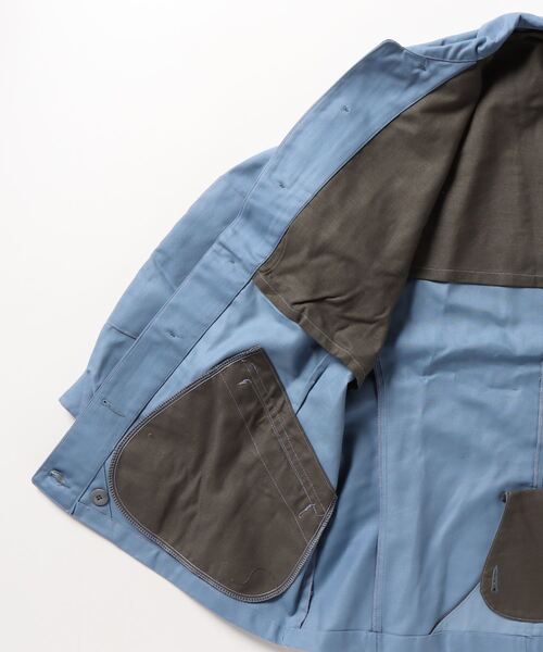 MILITARY(ミリタリー)の「実物 新品 スウェーデン軍 Civilforsvar M59フィールドジャケット(ミリタリージャケット・メンズ・ライトブルー・54/104/48/150)」の10枚目の写真