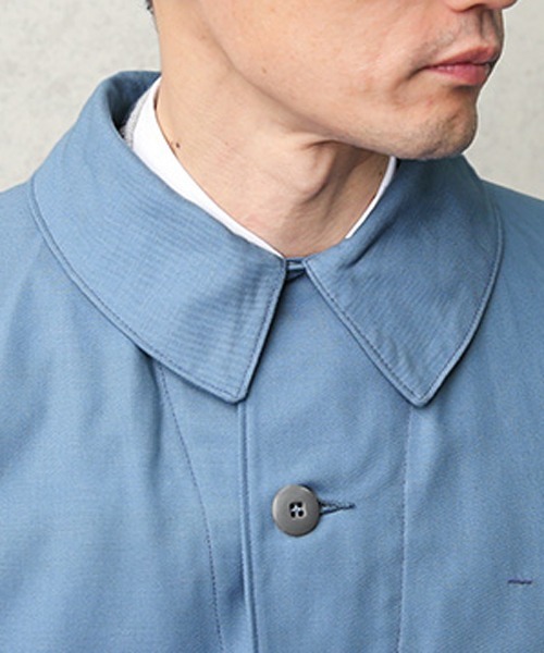 MILITARY(ミリタリー)の「実物 新品 スウェーデン軍 Civilforsvar M59フィールドジャケット(ミリタリージャケット・メンズ・ライトブルー・54/104/48/150)」の5枚目の写真