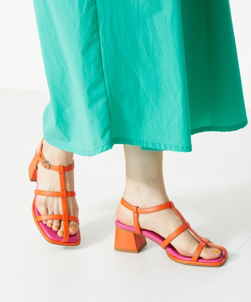 ■ボーンストラップバイカラーサンダル/31250（サンダル）｜ORiental TRaffic（オリエンタルトラフィック）