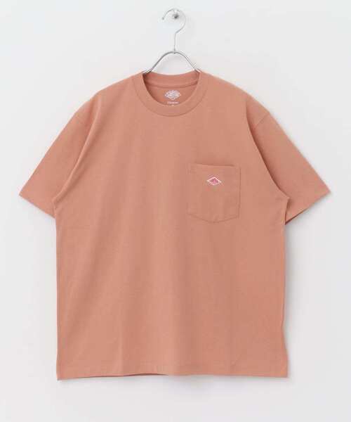 DANTON（ダントン）の「DANTON　POCKET T-SHIRTS（Tシャツ/カットソー・メンズ・ベージュ/チャコールグレー/パープル/ホワイト/ピンク・MEDIUM/X-LARGE/LARGE）」の11枚目の写真