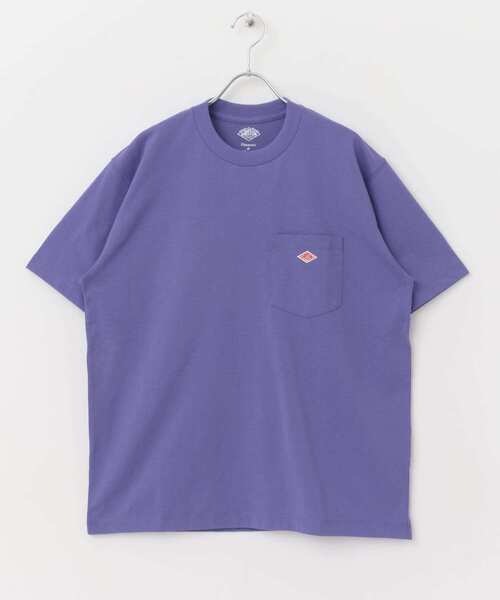 DANTON（ダントン）の「DANTON　POCKET T-SHIRTS（Tシャツ/カットソー・メンズ・ベージュ/チャコールグレー/パープル/ホワイト/ピンク・MEDIUM/X-LARGE/LARGE）」の13枚目の写真