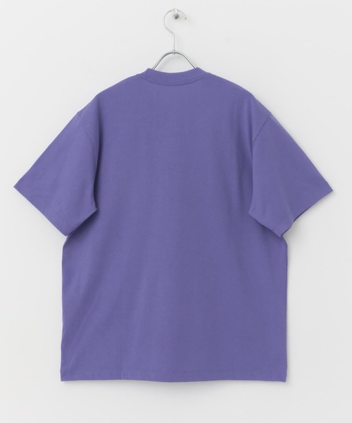 DANTON（ダントン）の「DANTON　POCKET T-SHIRTS（Tシャツ/カットソー・メンズ・ベージュ/チャコールグレー/パープル/ホワイト/ピンク・MEDIUM/X-LARGE/LARGE）」の15枚目の写真