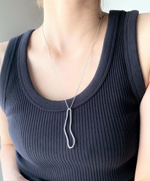 Q | ニュアンスリングネックレス(ネックレス)