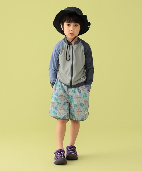 BEAMS mini(ビームスミニ)の「BEAMS mini / パイピング スイムショーツ 23SS(100~130cm)(水着・キッズ・ブルー系その他/ブルー系その他2・SMALL/MEDIUM/LARGE)」の4枚目の写真