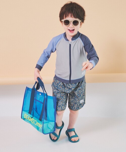 BEAMS mini(ビームスミニ)の「BEAMS mini / パイピング スイムショーツ 23SS(100~130cm)(水着・キッズ・ブルー系その他/ブルー系その他2・SMALL/MEDIUM/LARGE)」の10枚目の写真