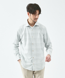 【FLEX SHIRTS】接触冷感 スラブチェック シャツ