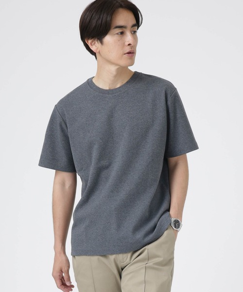 NANO universe（ナノユニバース）の「LB.04/バイオポンチクルーネックTシャツ（Tシャツ/カットソー・メンズ・ホワイト/ブラック/チャコール・S/M/L/XL）」の21枚目の写真