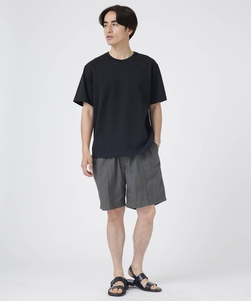 NANO universe（ナノユニバース）の「LB.04/バイオポンチクルーネックTシャツ（Tシャツ/カットソー・メンズ・ホワイト/ブラック/チャコール・S/M/L/XL）」の13枚目の写真