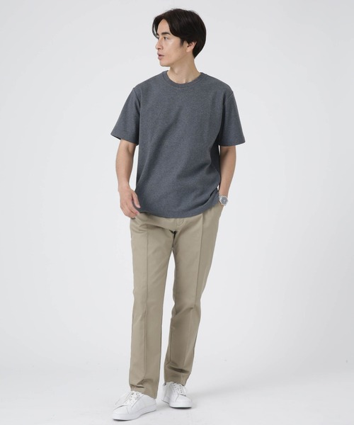 NANO universe（ナノユニバース）の「LB.04/バイオポンチクルーネックTシャツ（Tシャツ/カットソー・メンズ・ホワイト/ブラック/チャコール・S/M/L/XL）」の15枚目の写真