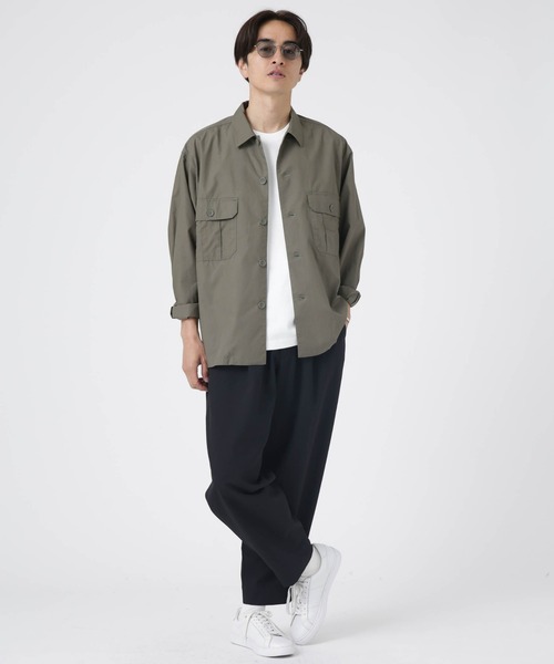 NANO universe（ナノユニバース）の「LB.04/バイオポンチクルーネックTシャツ（Tシャツ/カットソー・メンズ・ホワイト/ブラック/チャコール・S/M/L/XL）」の17枚目の写真