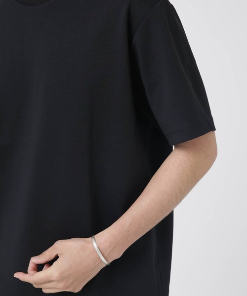 NANO universe（ナノユニバース）の「LB.04/バイオポンチクルーネックTシャツ（Tシャツ/カットソー・メンズ・ホワイト/ブラック/チャコール・S/M/L/XL）」の16枚目の写真