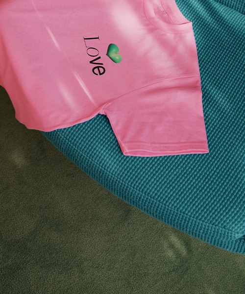 Ma Journee(マゾネ)/HEART LOVE T SHIRTS/ハートラブTシャツ（T