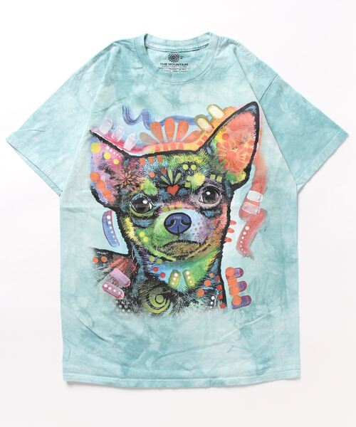 THE MOUNTAIN（ザマウンテン）の「【THE MOUNTAIN】（UN）THE MOUNTAIN PRINT TEE（Tシャツ/カットソー・メンズ・E/D/C/A/B/G/F・LARGE/MEDIUM）」の4枚目の写真