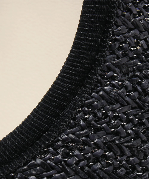 LE TALON(ルタロン)の「4.5CMラメラフィアオープントゥウエッジ(パンプス・レディース・ブラック/アイボリー/ベージュ/オレンジ・38/36.5/35.5/36/37/37.5/35)」の5枚目の写真