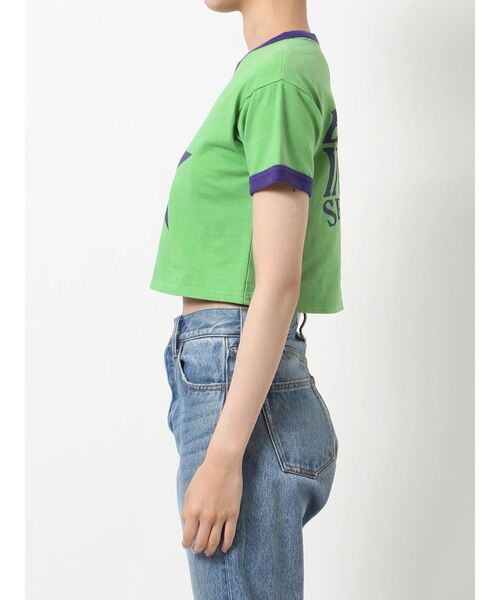 jouetie（ジュエティ）の「スタークロップドTシャツ（Tシャツ/カットソー・レディース・ブラック/オフホワイト/グリーン・MEDIUM）」の15枚目の写真