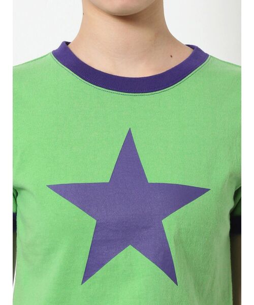 jouetie（ジュエティ）の「スタークロップドTシャツ（Tシャツ/カットソー・レディース・ブラック/オフホワイト/グリーン・MEDIUM）」の13枚目の写真