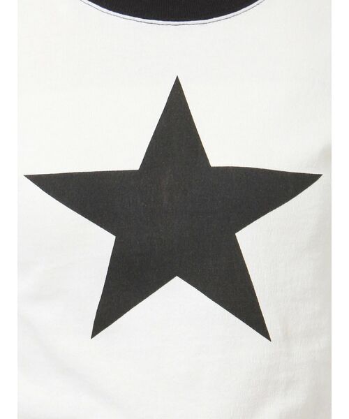 jouetie（ジュエティ）の「スタークロップドTシャツ（Tシャツ/カットソー・レディース・ブラック/オフホワイト/グリーン・MEDIUM）」の9枚目の写真