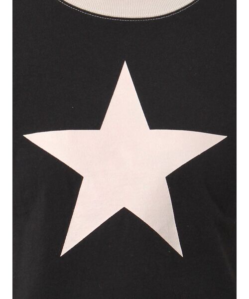 jouetie（ジュエティ）の「スタークロップドTシャツ（Tシャツ/カットソー・レディース・ブラック/オフホワイト/グリーン・MEDIUM）」の8枚目の写真