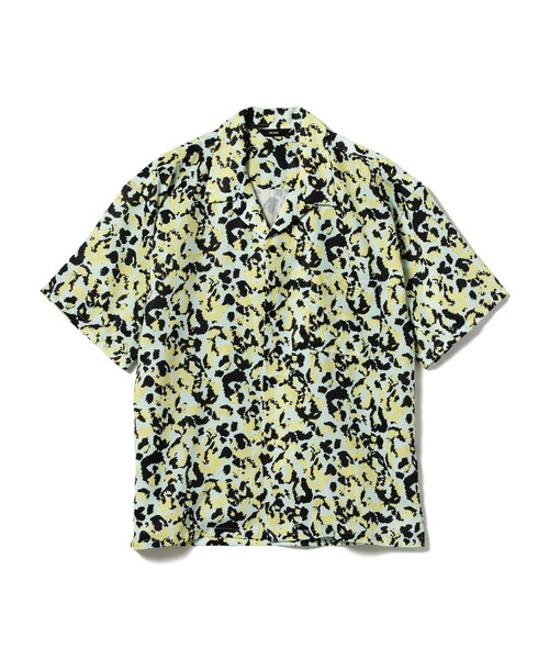 BEAMS（ビームス）の「BEAMS / ルーズフィット プリント オープンカラーシャツ（シャツ/ブラウス・メンズ・ブルー/ミント・M/XL/L/S）」の3枚目の写真