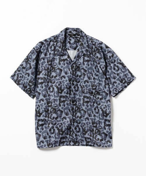 BEAMS（ビームス）の「BEAMS / ルーズフィット プリント オープンカラーシャツ（シャツ/ブラウス・メンズ・ブルー/ミント・M/XL/L/S）」の5枚目の写真