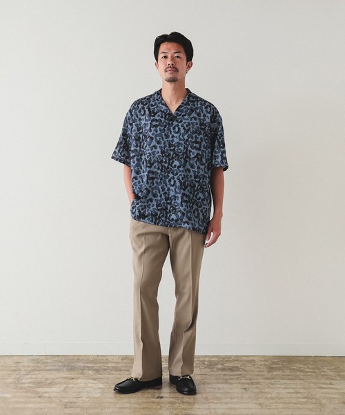 BEAMS（ビームス）の「BEAMS / ルーズフィット プリント オープンカラーシャツ（シャツ/ブラウス・メンズ・ブルー/ミント・M/XL/L/S）」の17枚目の写真